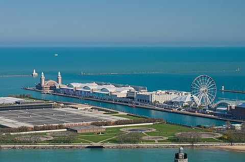 Enjoy the views over the pier